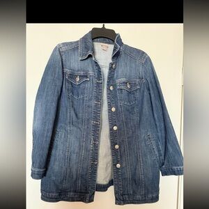 Chico's Classic Blue Jean Jacket